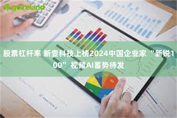 股票杠杆率 新壹科技上榜2024中国企业家 “新锐100” 视频AI蓄势待发