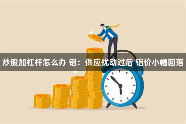 炒股加杠杆怎么办 铝：供应扰动过后 铝价小幅回落