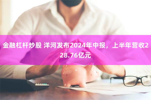 金融杠杆炒股 洋河发布2024年中报，上半年营收228.76亿元