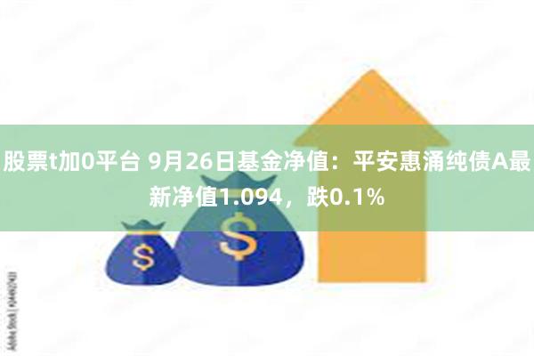 股票t加0平台 9月26日基金净值：平安惠涌纯债A最新净值1.094，跌0.1%