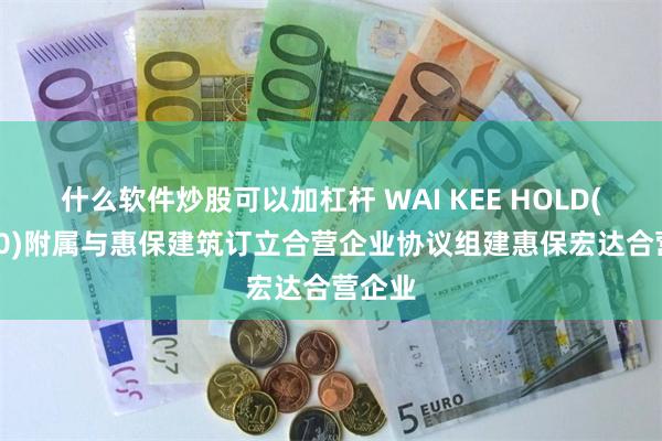 什么软件炒股可以加杠杆 WAI KEE HOLD(00610)附属与惠保建筑订立合营企业协议组建惠保宏达合营企业