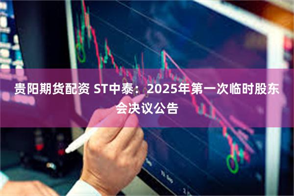 贵阳期货配资 ST中泰：2025年第一次临时股东会决议公告